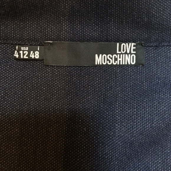 Moschino Love Side Bow Midi Desk to Dinner Dress - Picture 7 of 7